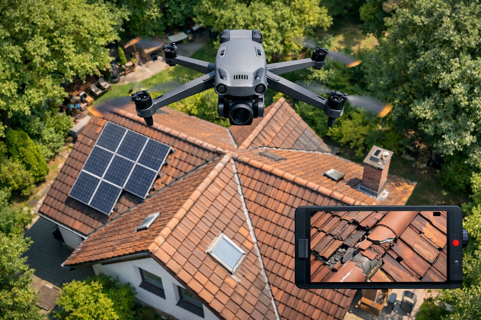 Drohneninspektion Dach Leipzig Sachsen